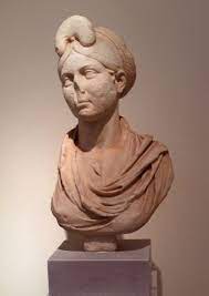 Woman With Elaborate Coiffure Characteristic Of The Period Of Emperor Trajan Late 1st Early 2nd Century A D Fou Roman Art Roman Hairstyles Sculpture Art
