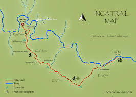 Inca Trail Map And Elevation Profile New Peruvian