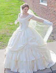 Bridal Wedding Victorian Civil War Steampunk Gown Dress Etsy Victorian Gown Bridal Dresses Victorian Dress