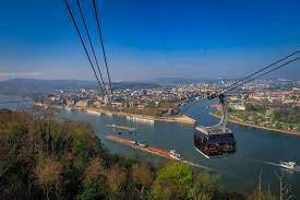 From one of the 18 cabins, visitors can see incredible views of koblenz, look out to the spot where the moselle and rhine rivers meet, and hop off for a visit to the. Seilbahn Koblenz Home Facebook