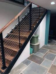 For a more traditional look wrought iron railing would be best (8) or wooden stair railing (9) (rustic décor ideas for a basement). Top 70 Best Basement Stairs Ideas Staircase Designs