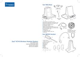 The adapter, then repeat steps 1 and 2. Wo2 Wireless Communications System Base Unit With Bluetooth User Manual Plantronics