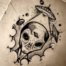 Pin By Shelbi On Tattoo Art Sketches Graffiti Drawing Alien Drawings