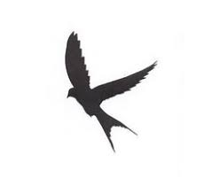 Crow black outline tattoo design. 16 Inspiring Ideas Bird Silhouette Silhouette Tattoos Bird Silhouette Tattoos