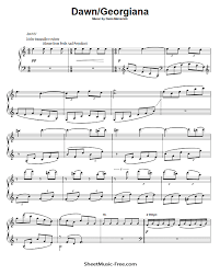 The story follows the main character, elizabeth bennet, as she deals with issues of manners, upbringing, morality, education, and marriage in the society of the landed gentry of the british regency. Dawn Georgiana Sheet Music Dario Marianelli Sheetmusic Free Com