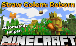 Los golems son mobs reales en la versión para pc de minecraft. Straw Golem Reborn Mod 1 16 5 1 15 2 Ayudante Automatizado Guitar Master