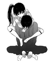 Anime Couple Pictures Black And White Couples Black And White We Heart It Images Romantic Anime