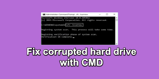 How To Fix Corrupted Hard Drive Using Cmd In Windows 10/8/7?