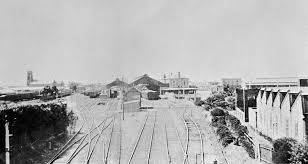 The Geelong Railway Station There Are Several Buildings To The Left Geelong Railway Station Railway