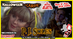 TOTALLY" AWESOME! THE ICONIC PJ SOLES IS COMING TO NEW JERSEY HORROR CON  AND FILM FESTIVAL! PJ SOLES made her film debut in 1976 Horror Classic  “Carrie' before portraying Lynda van der