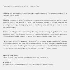 Check spelling or type a new query. Arising Footscray Community Arts Centre