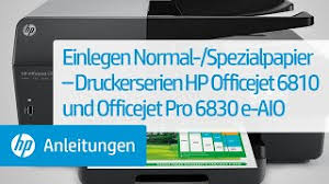 Hp officejet 3838 · hp officejet 4100 series · hp officejet 4105 · hp officejet 4105 z . Einlegen Normal Spezialpapier Druckerserien Hp Officejet 6810 Und Officejet Pro 6830 E All In One Youtube