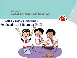 Kunci Jawaban Buku Tematik Tema 4 Kelas 6 Halaman 99 100 102 103 Koesrow