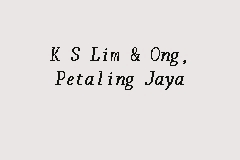 Mr tan suan jow dean of mpa academy did: K S Lim Ong Petaling Jaya Legal Firm In Petaling Jaya