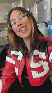 Y2k Red Leather Jacket