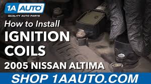 How To Replace Ignition Coils 02 06 2 5l Nissan Altima Youtube
