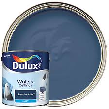 Choosing an interior paint colour for your home is not always easy. Dulux Sapphire Salute Matt Emulsion Paint 2 5l Wickes Co Uk