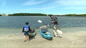 Petersburg, florida's fort desoto park the topwater kayak outpost at fort desoto park offers canoe and kayak rentals to both newbies and experienced paddlers. St Pete Family Promoting Kayak Fishing All On Their Own