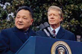 In 1977, carter brokered two u.s. Chinese Vice Premier Deng Xiaoping And President Jimmy Carter In Washington 1979 Ap Images U S Embassy Consulates In China