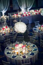 Mauve is an elegant, romantic color that will look great in all aspects of your wedding, from table settings to your wedding cake to your bridesmaids' dresses. Navy Blue And Grey Wedding Table Decorations Novocom Top