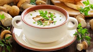 Recette De Creme De Champignons Zeste Recipe Stuffed Mushrooms Mushroom Soup Soup