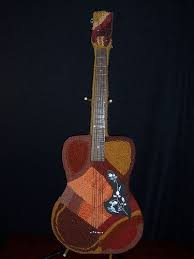 This item is made to order. 10 Knitted Guitars Ideas Knitted Knit Art Jimi Hendrix Guitar