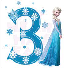 Disney S Frozen Elsa Birthday With Number 3 Instant Download Digital Clip Art Frozen Birthday Theme Elsa Birthday Frozen Themed Birthday Party Frozen birthday invitations frozen birthday party disney font free. elsa birthday frozen themed birthday party