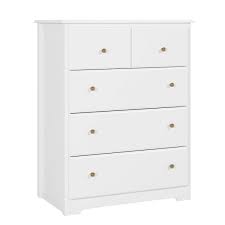 Sign up for style & decor emails and save on your next order. Homecho 5 Drawer Chest Tall Dresser Chest White Chest Of Drawers With Wide Storage Space Vertical Organizer Unit With Stable Wood Frame For Bedroom Closet Nursery Toddlers Room Buy Online In Aruba