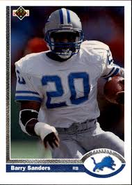Javascript is required for the selection of a player. 1991 Upper Deck Football Card 444 Barry Sanders Ebay