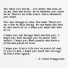 It S The First Day Of The Rest Of Your Life This Is The First Day Of The Rest Of Your Life Happy New Year Everyone Happynewyear Kri Scott Fitzgerald Quotes Fitzgerald Quotes Happy New Year Everyone