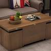 8 dark wood trunk coffee table images; 1