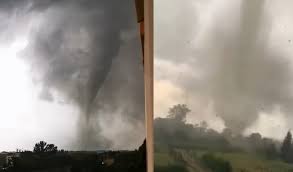 Thursday's storm blew off roofs from a number of buildings in. Bjxzbl830aiyzm