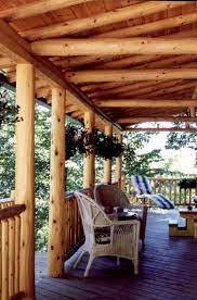 Diy painted then we sanded. Peeled Logs Log Beams Rafters The Woodworkers Shoppe