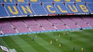 Camp nou (fc barcelona), barcelona, barcelona. Barcelona Game Played Without Fans Amid Catalonia Vote Los Angeles Times
