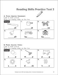 The following free activities & printables are organized by skill with links to the blogger's post, so be sure to scroll to the section(s) you need! Free Printable Grade Level Assessment Test Free Reading Test Options Assess Your Child S Reading
