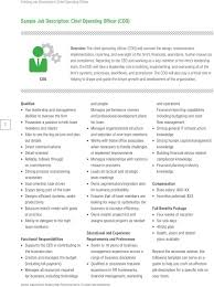 Learn about the key requirements, duties, responsibilities, and skills that should be in a financial advisor job description. Crafting Job Descriptions Chief Operating Officer Coo Pdf Free Download