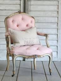 Pink Chair And Paris Pillow Yum Pink Chair Vintage Chairs Furniture