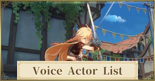 Emea players, we invite you to reply to this thread with all relevant info to everybody else: Voice Actors English Japanese Cast List Genshin Impact Gamewith