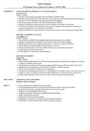 Record Resume Samples Velvet Jobs