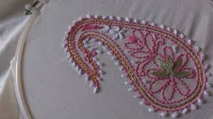 Buy a shadow box from a craft store and lift away the glass lid top. Hand Embroidery Designs Chickenkari Shadow Work Luknowi Embroidery With Gotta Patti Work Youtube