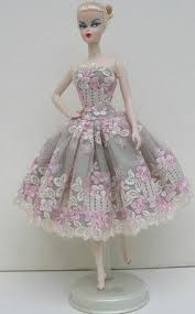 Ooak Silkstone Barbie Cocktail Dress Ebay Dress Barbie Doll Barbie Gowns Barbie Pink Dress