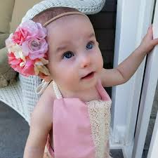 Amelia is so precious in her pretty Eva Rose Romper 💜🎀🌼  https://arabellaandrose.com.au/collections/baby-girls-floral-rompers