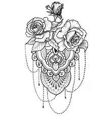 Komu Izyashnyj Eskiz Na Bedro Tatu Eskiz Tolyatti Tatuirovka Rozy Mandala Eskiztatuirovki Cvety Tattoo Mandala Tattoo Design Rose Mandala Mandala Sketch