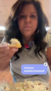 Chicken Salad & Cheeseball Combo: The Ultimate Snack!