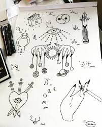 The word linework in english means literally work with lines. Simple Linework Tattoo Flash Novocom Top