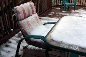Patio cushions should be cleaned before they are put in storage. 7 Best Practices For Storing Patio Furniture In Winter Hudson Movers