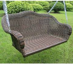 Wicker Swing Chairs Wicker Porch Swings Beachfront Decor In 2020 Wicker Porch Swing Porch Swing Wicker Swing
