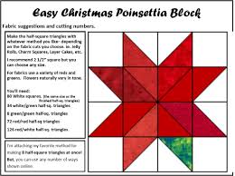 Binding a quilt is also known as quilt edging, but whatever you call it, we're here to help you do it. Free Easy Christmas Poinsettia Block Pdf Meadowlyon Designs