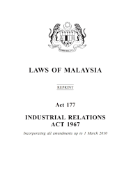 Di bawah seksyen 6 akta ini, majikan hendaklah memberi kebenaran kepada pekerja bercuti untuk nota: Nas Rahman On Twitter Jika Ada Yang Masih Belum Tahu Pindaan Industrial Relations Act Sudah Berkuatkuasa Sejak 1 1 2021 Ira Ni Penting Kepada Pekerja Sebab Prosedur Untuk Cabar Pembuangan Kerja Secara Tak Adil