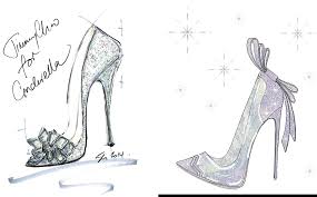 It was created through the use of magic by her fairy godmother in order for her to attend the royal ball. Cinderella S Glass Slippers Designed By Jimmy Choo And Others Pursuitist